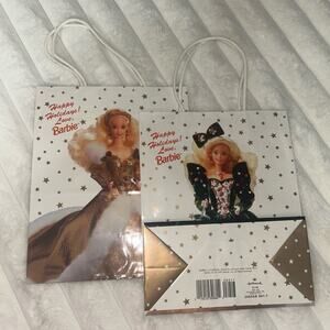 Vintage Barbie Holiday Hallmark Gift Bag 1995